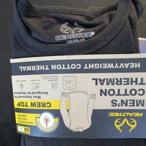 Men's Large Realtree Heavyweight Cotton Thermal Meteorite NWT